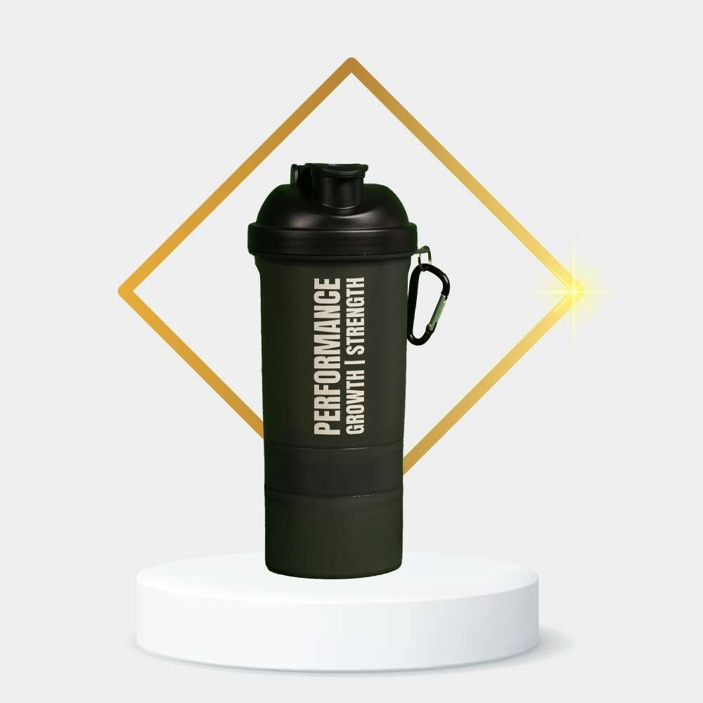 RHN Gym Protein Shaker 500ml with Extra Compartment (Pack of 1 Bottle) - Image 7